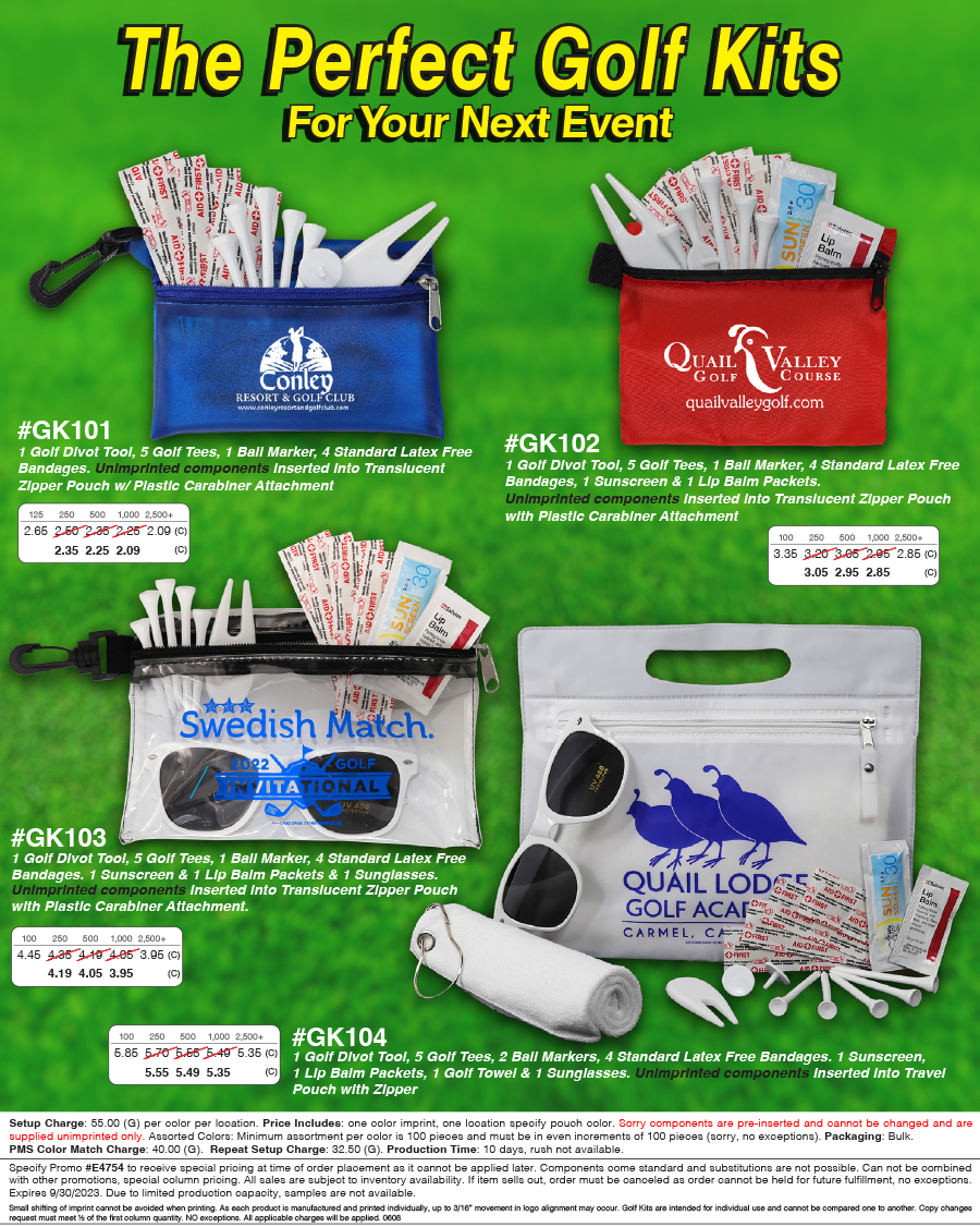 GK101 GK102 GK103 GK104 Golf Kits