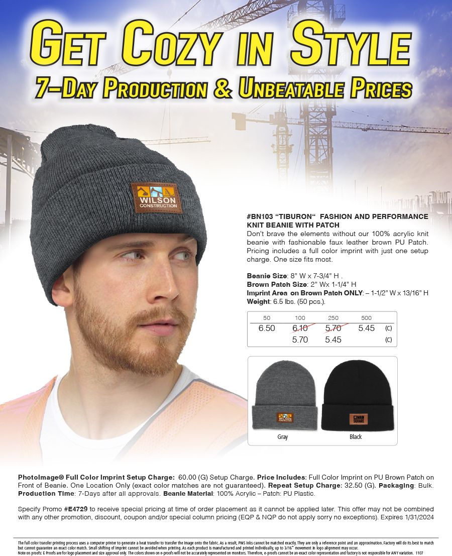 BN103 Fashion and Performance Beanie