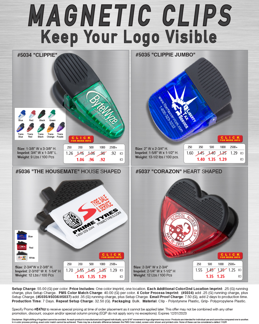 5034 5035 5036 5037 Magnetic Clips