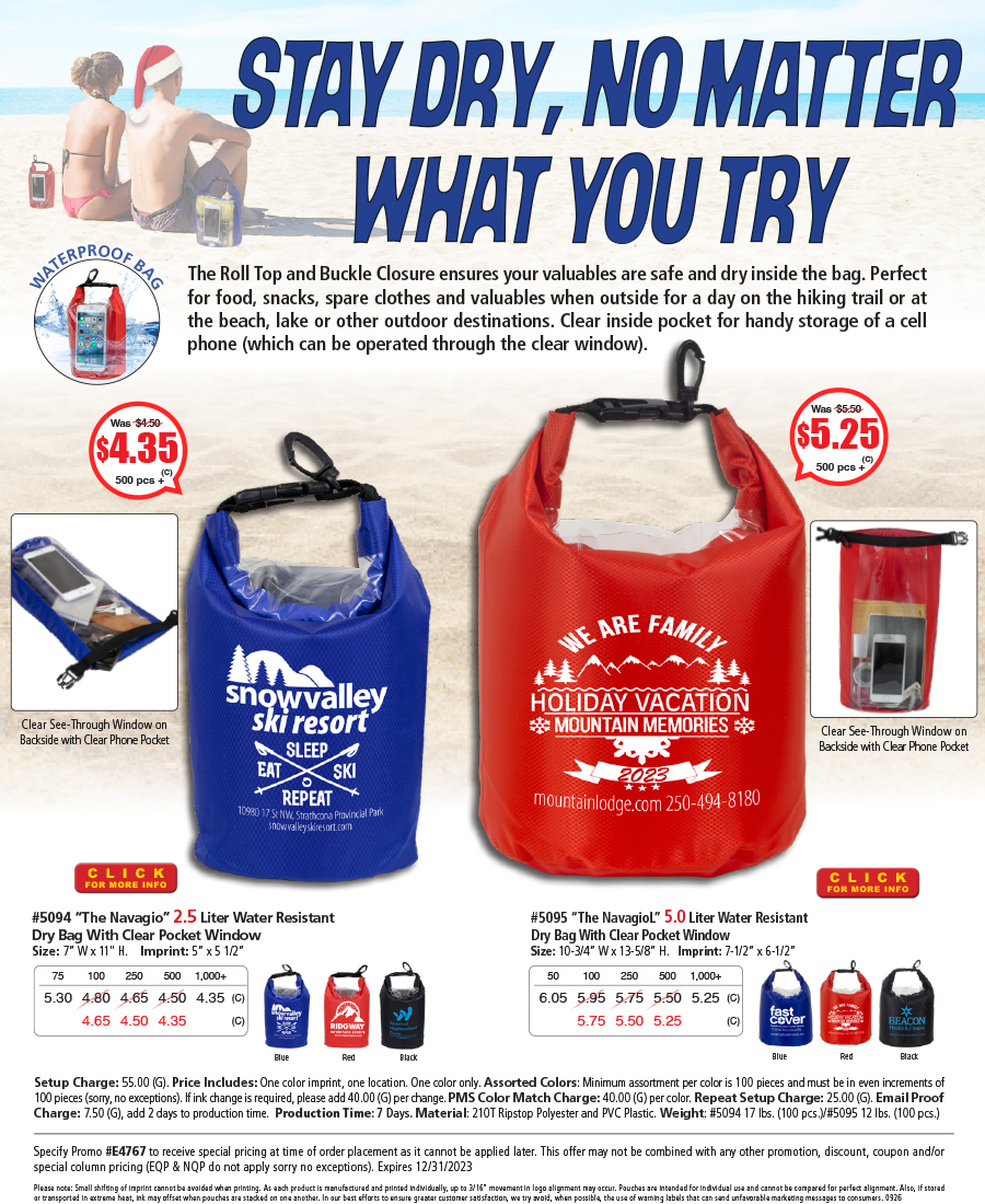 5094 5095 Water Resistant Dry Bag