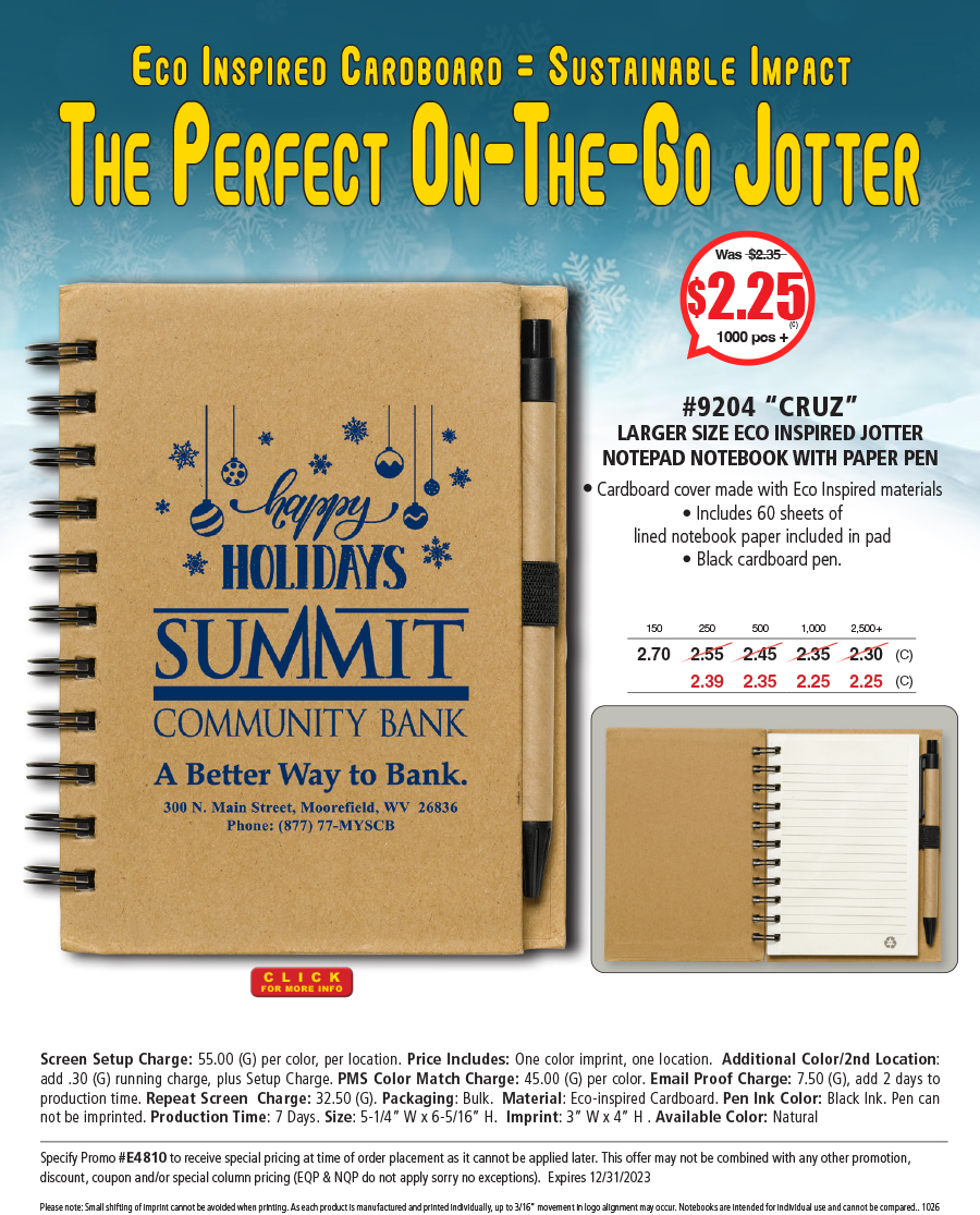 9204 The Perfect On-The-Go Jotter