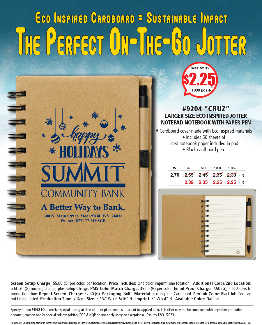 9204 The Perfect On-The-Go Jotter