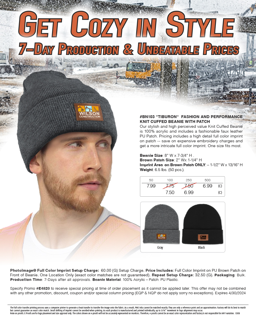 BN103 - Fashion and Performance Beanie