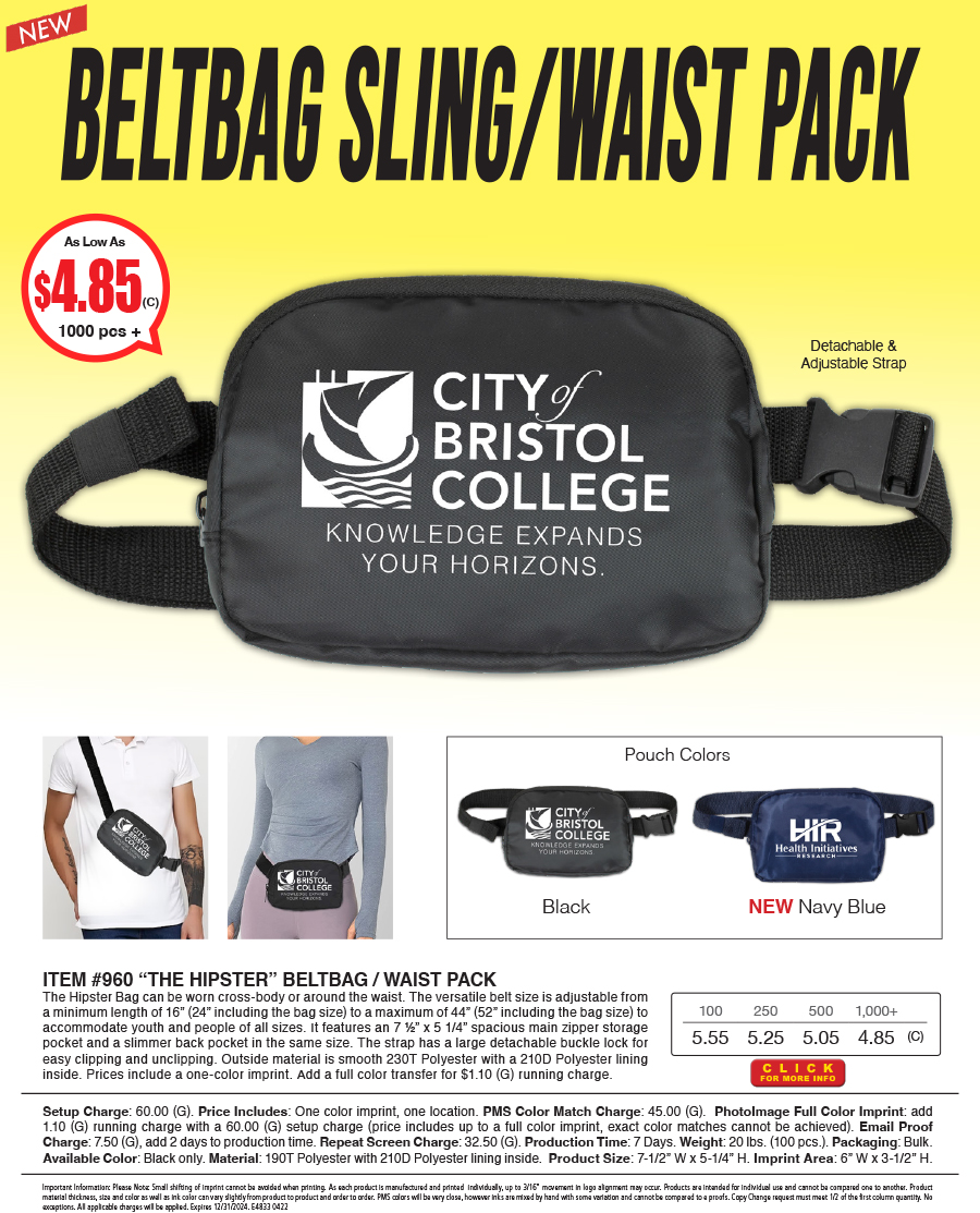 960 The Hipster - Belt Bag-Waist Pack  