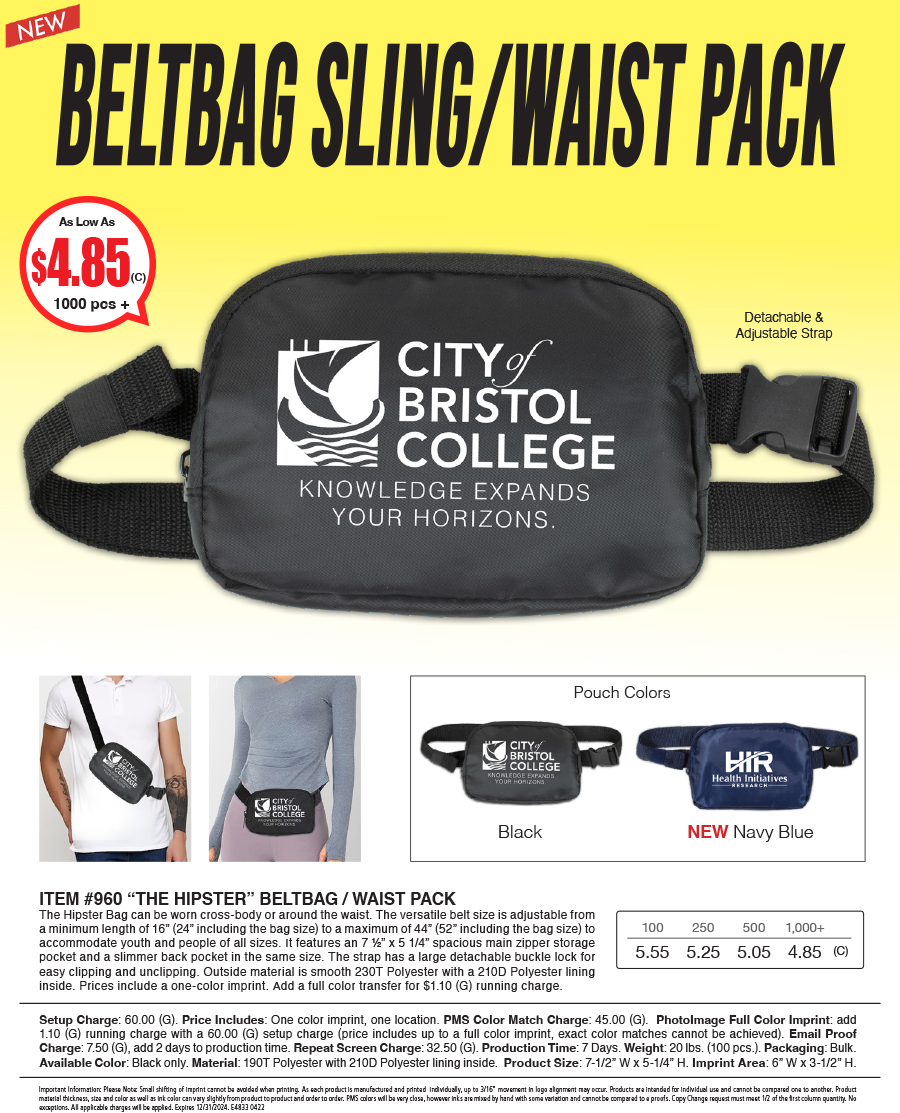 960 The Hipster - Belt Bag-Waist Pack  