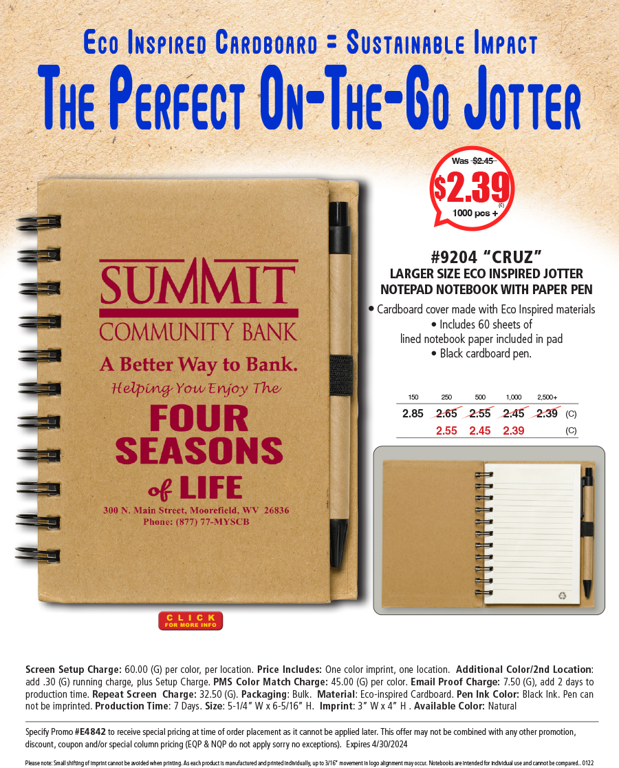 9204 The Perfect On-The-Go Jotter