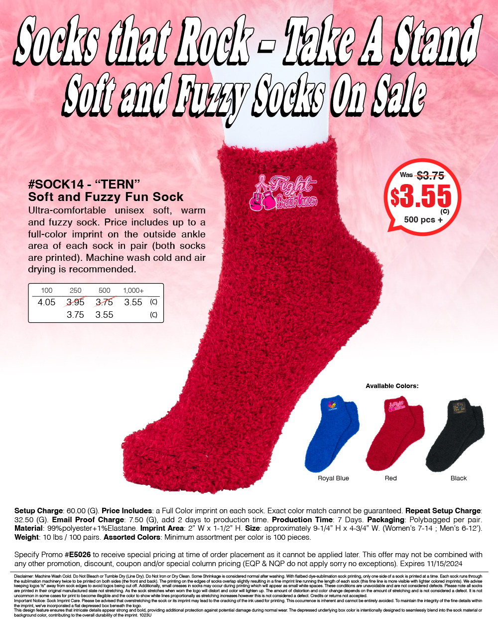 SOCK14 - Soft and Fuzzy Fun Sock
