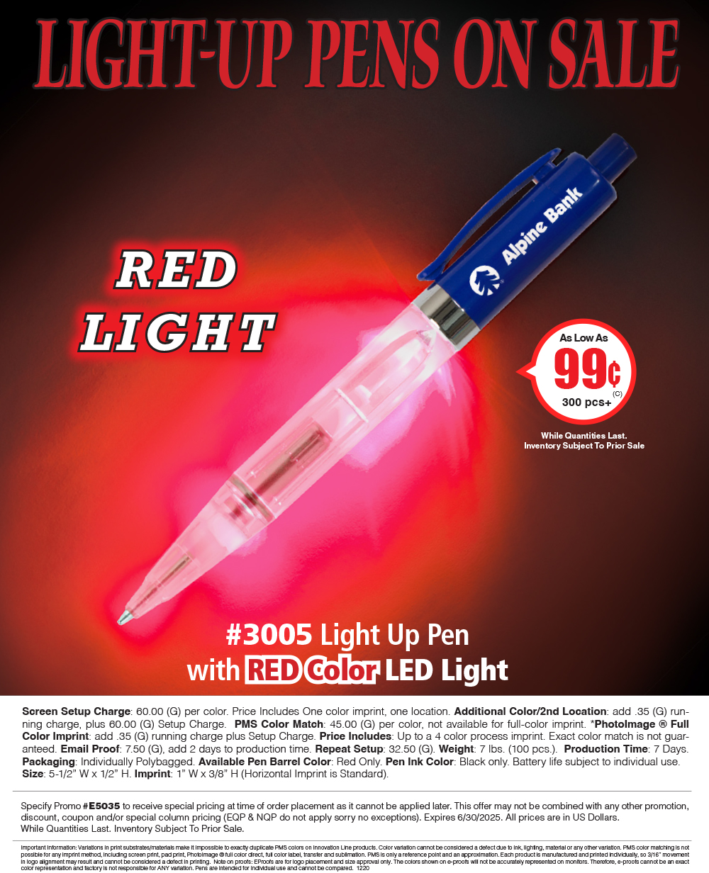 #3005 Light Up Pen