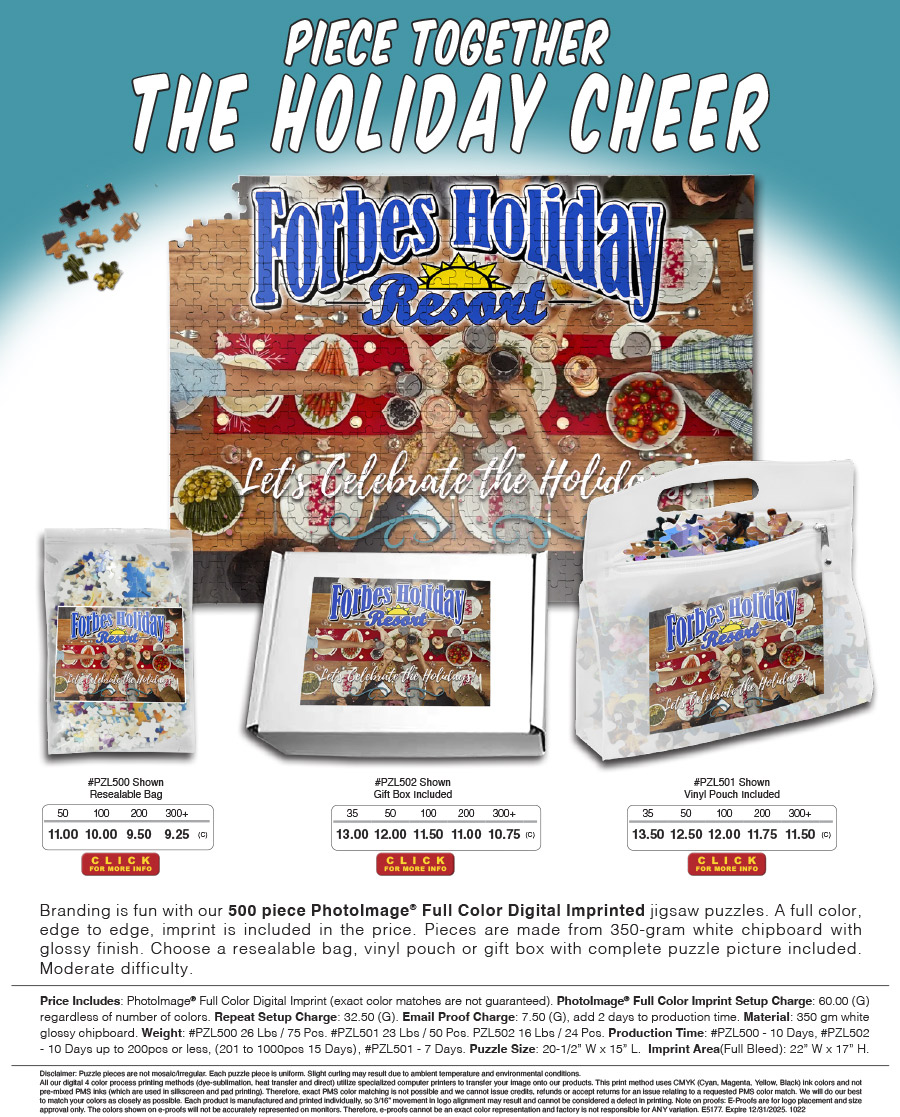 PZL500 PZL502 PZL501 Full Color Puzzles