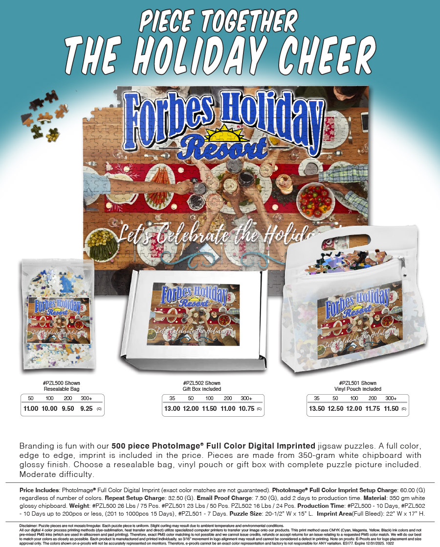 PZL500 PZL502 PZL501 Full Color Puzzles