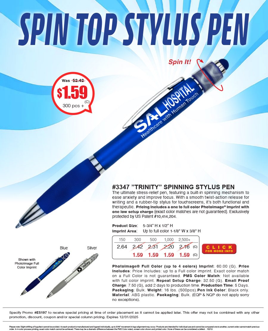 3347 Spinning Stylus Pen