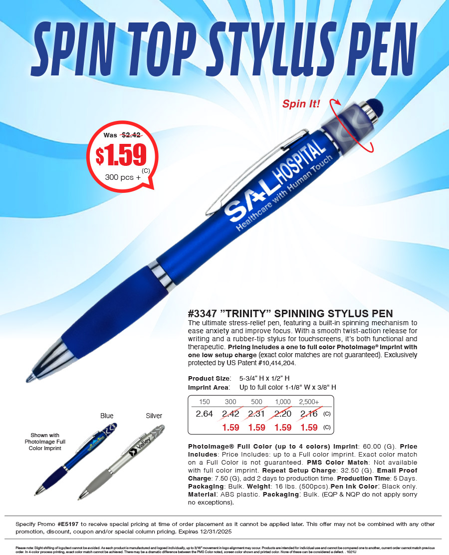 3347 Spinning Stylus Pen