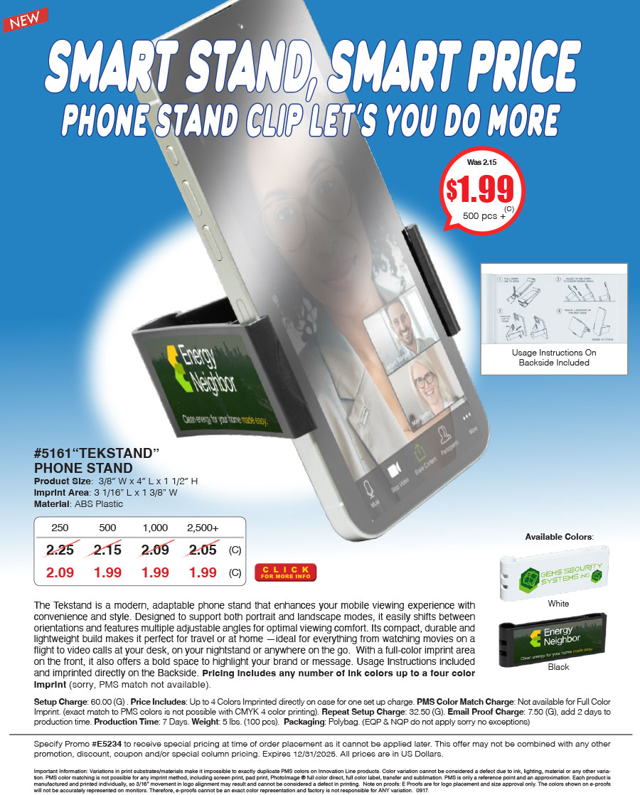 5161 Schubert - Wireless Flat Mini Smart Speaker