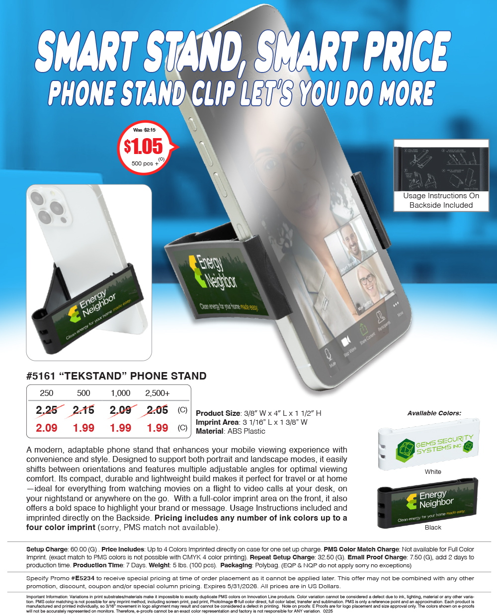 5151 Schubert - Wireless Flat Mini Smart Speaker