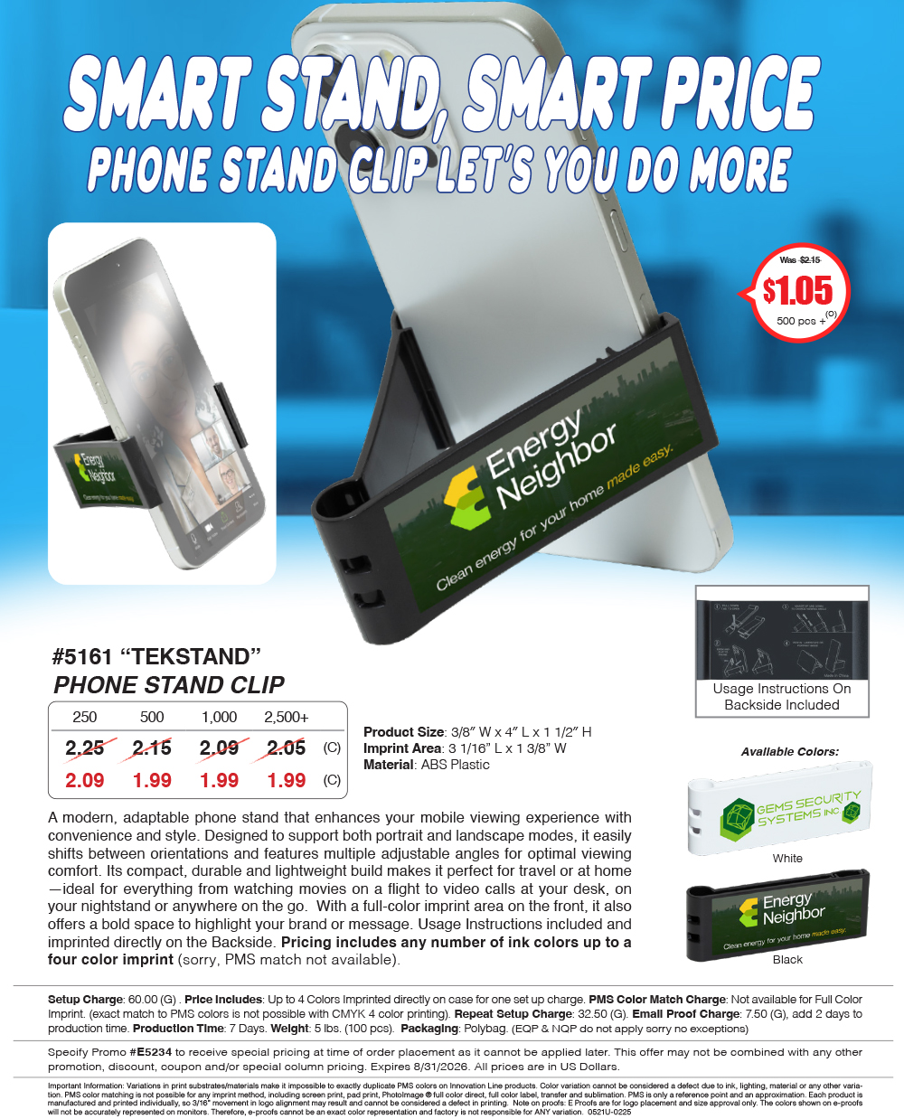 5151 Schubert - Wireless Flat Mini Smart Speaker