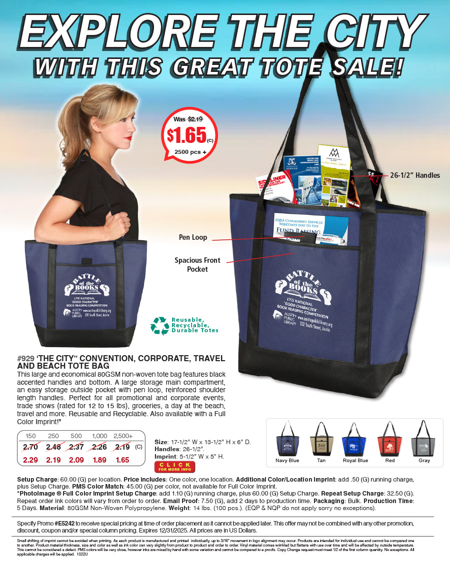 929 The City Life - Beach, Corporate and Travel Boat Tote Bag