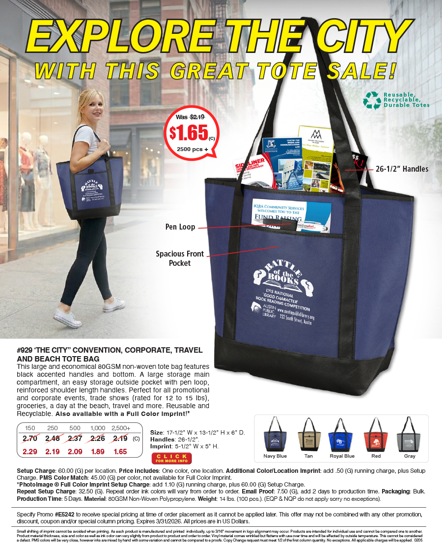 929 The City Life - Beach, Corporate and Travel Boat Tote Bag