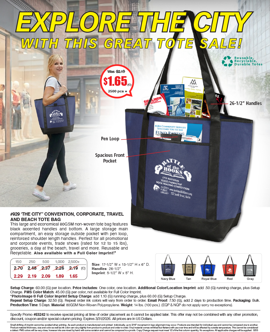 929 The City Life - Beach, Corporate and Travel Boat Tote Bag