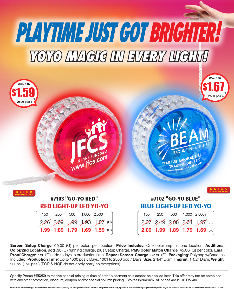 7102 7103 Light-Up LED Yoyo