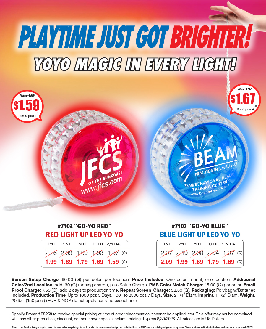 7102 7103 Light-Up LED Yoyo