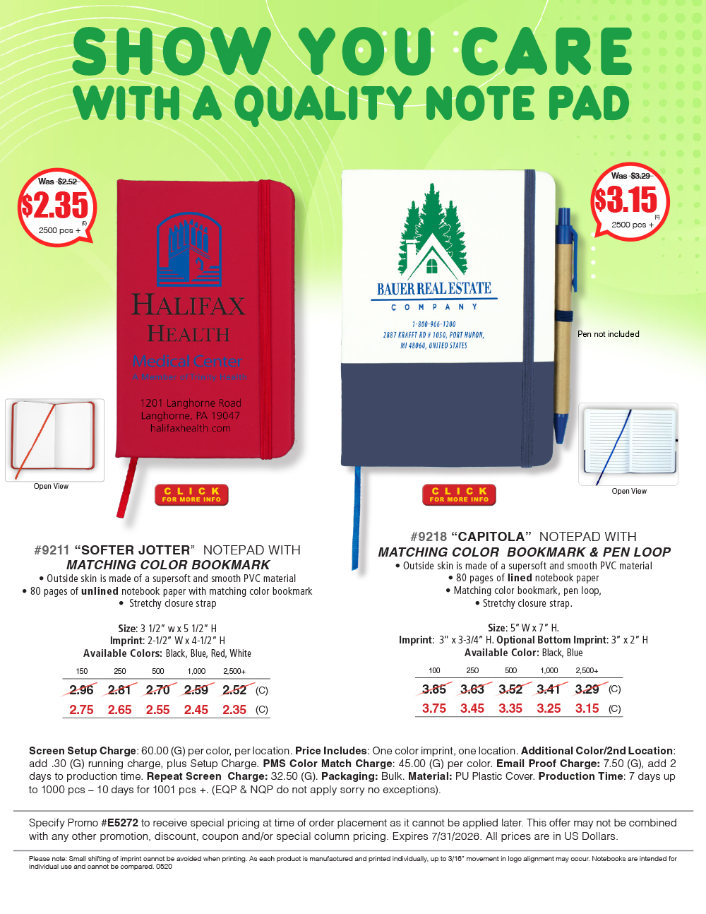 9211 9218 Quality Jotters - Notepads