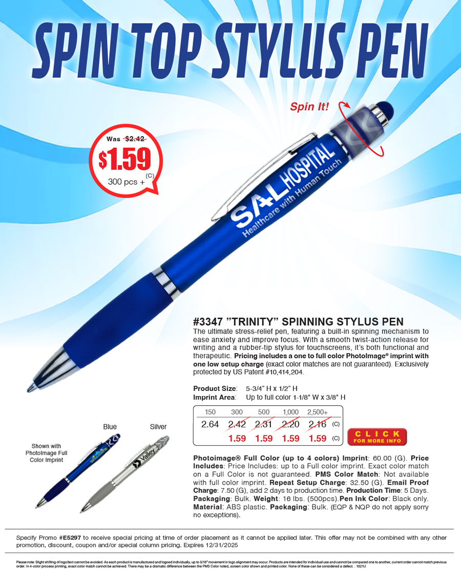 3347 Spinning Stylus Pen