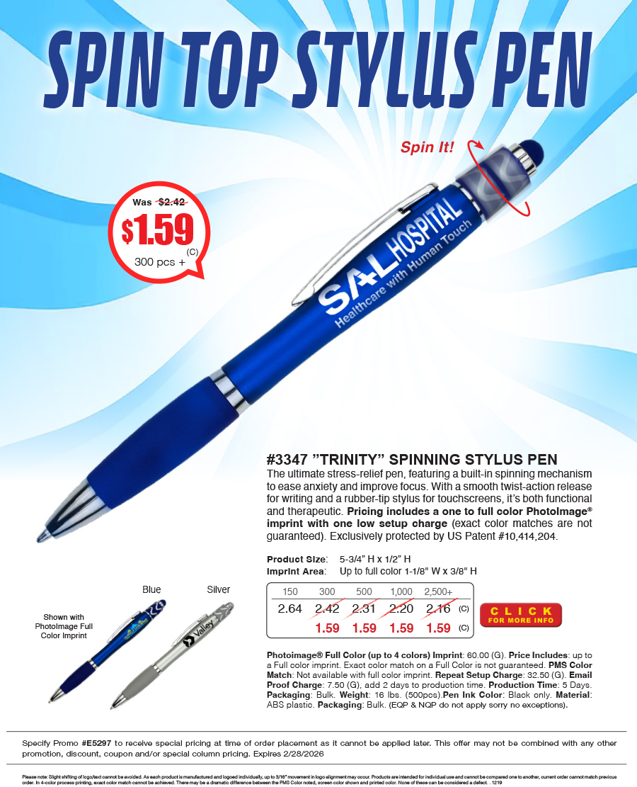 3347 Spinning Stylus Pen