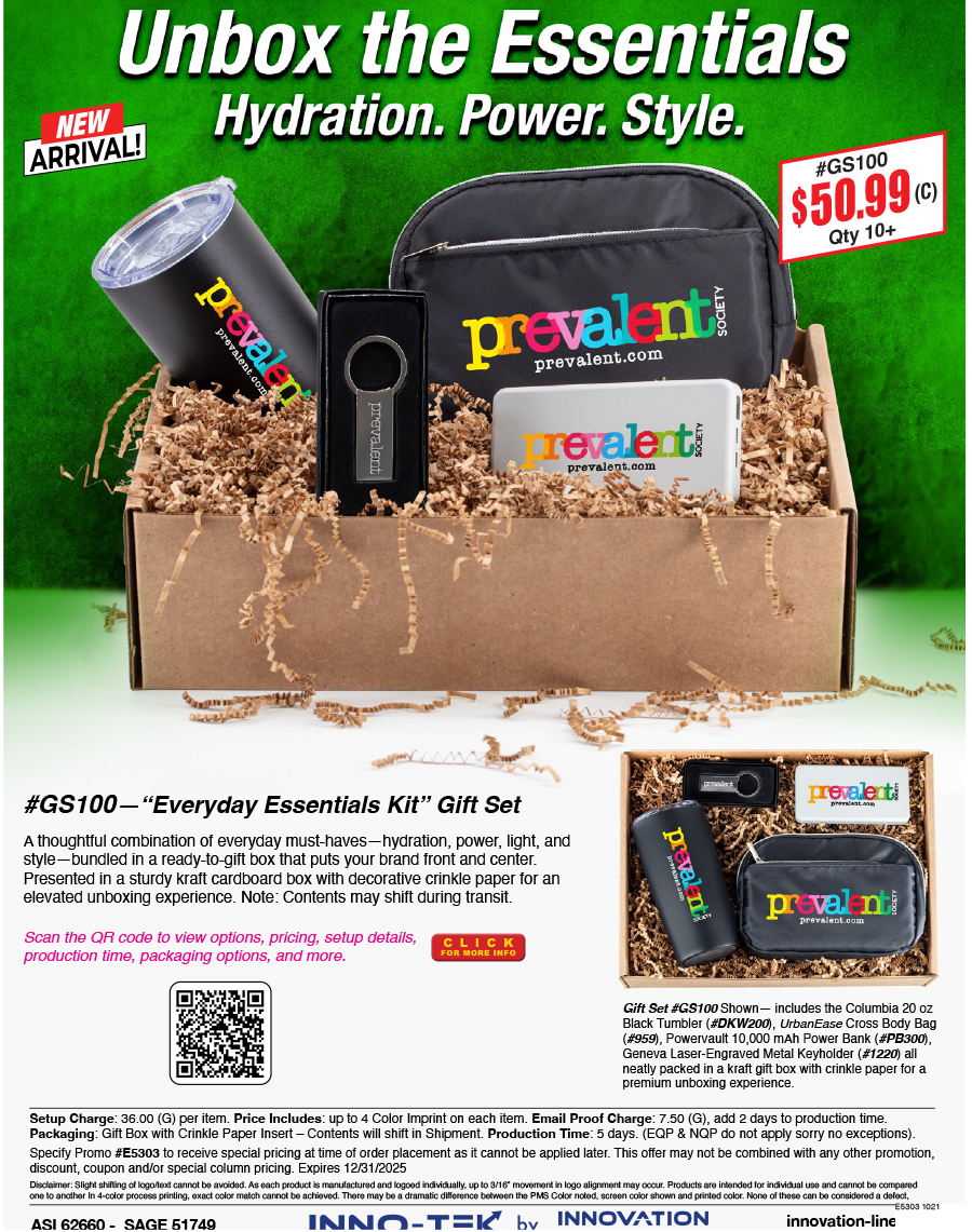 GS100 Everyday Essentials Kit Gift Set