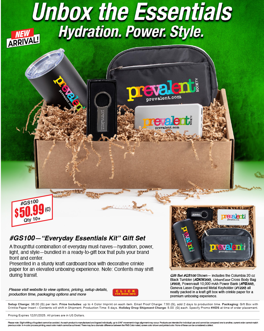 GS100 Everyday Essentials Kit Gift Set