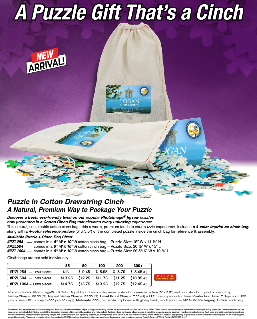 PZL252 PZL504 PZL1004 Cinch Bag Puzzles