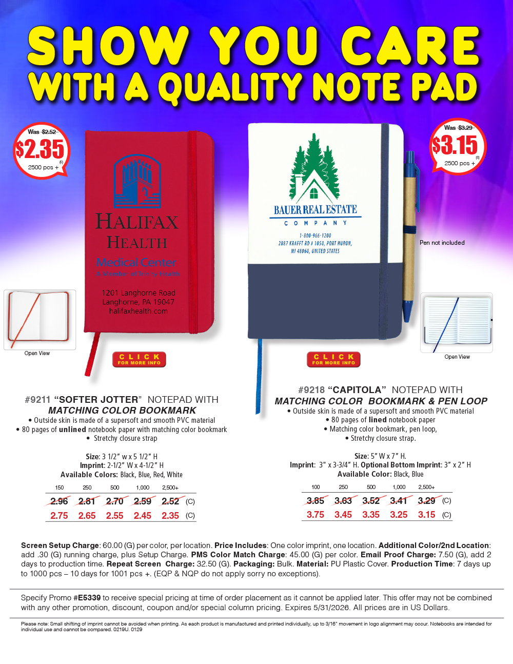 9211 9218 Quality Jotters - Notepads