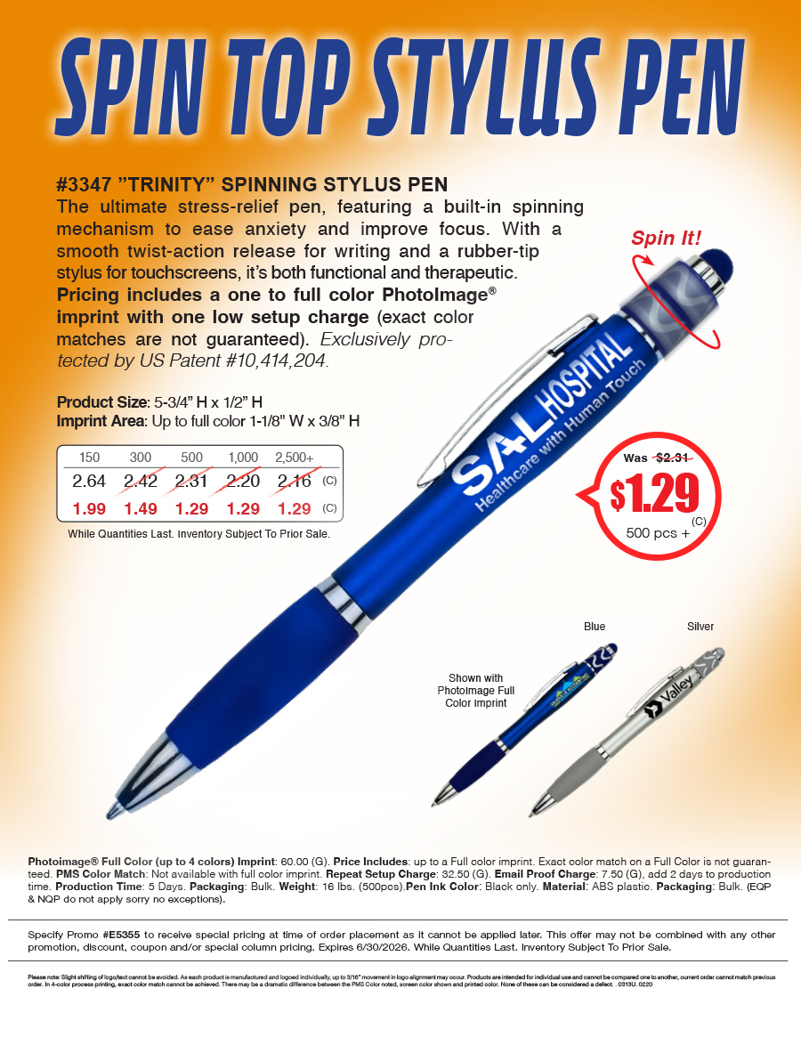 3347 Spinning Stylus Pen