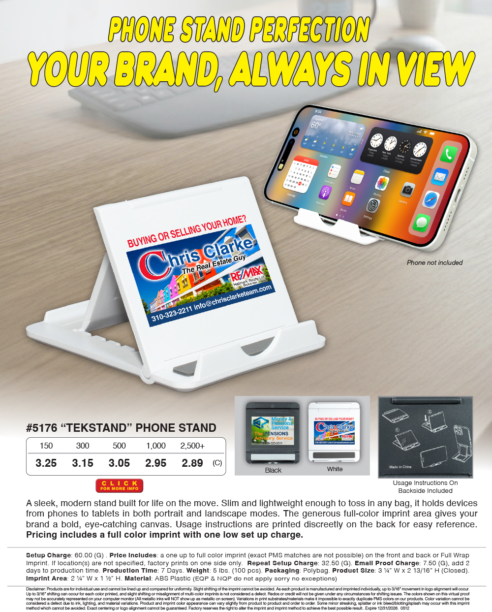 5176 UPRISER - PHONE STAND