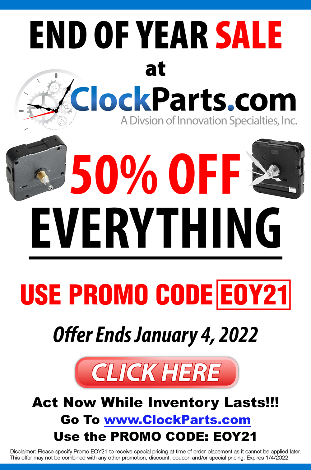 End Of Year Sale – Special Savings