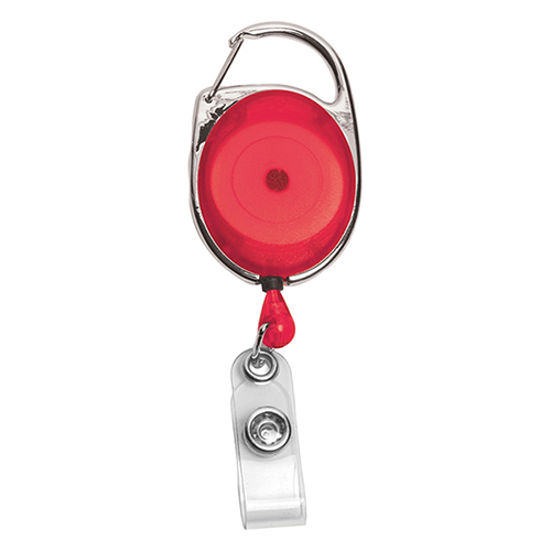 OBERLIN PI 30 Cord PhotoImage ® Full Color Imprint* Retractable Carabiner  Style Badge Reel and Badge Holder (Patent D539,122) - Innovation Line