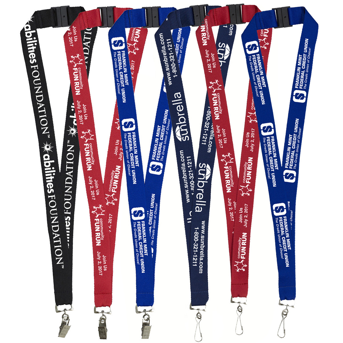 Bulk 48 Pc. Breakaway Lanyard Assortment