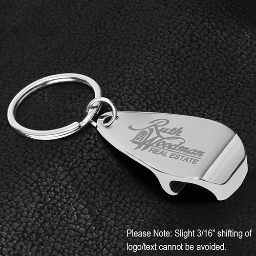 "ELITE" Laser Engraved Metal Bottle Opener Keyholder