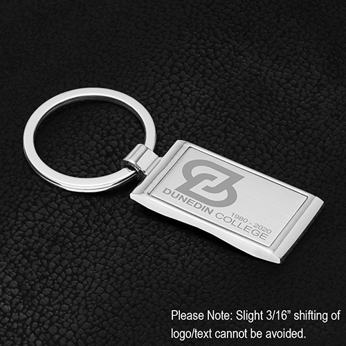 "GEO" Economy Laser Engraved Metal Keyholder