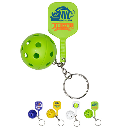 "PICKLE PADDLE" Pickle Ball Keychain