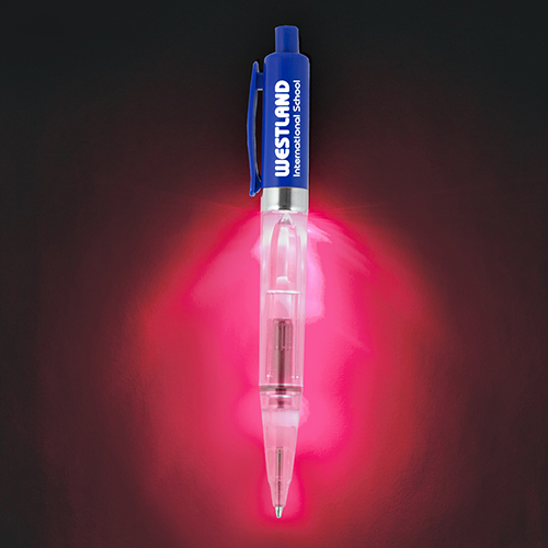 "LOMA" Light Up Pen with RED Color LED Light