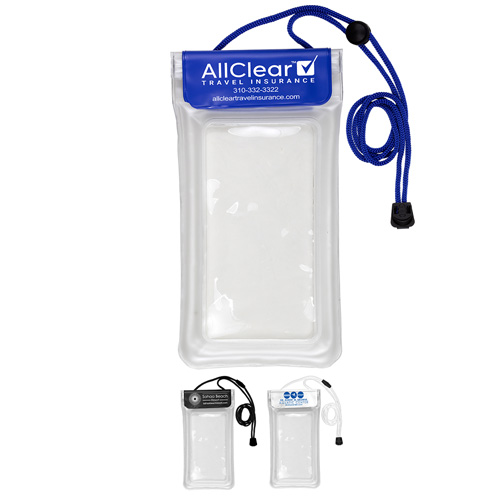 "YUBA" Clear Touch Through Floating Water Resistant Cell Phone and Accessories Pouch