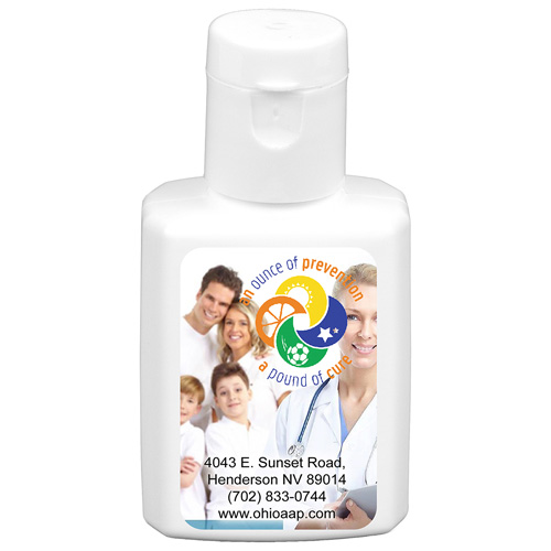 "SUNFUN" .5 oz Broad Spectrum SPF 30 Sunscreen Lotion In Solid White Flip-Top Squeeze Bottle