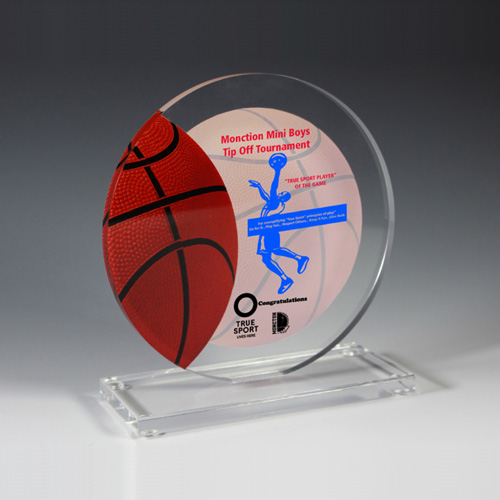 7619S (Screen Print), 7619P (4 Color Process) - Basketball Achievement Award