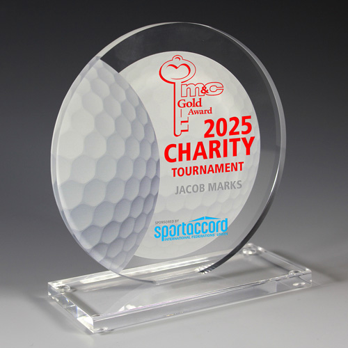 7620S (Screen Print), 7620P (4 Color Process) - Golf Achievement Award