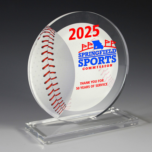 7621S (Screen Print), 7621L (Laser Engrave) - Baseball Achievement Award