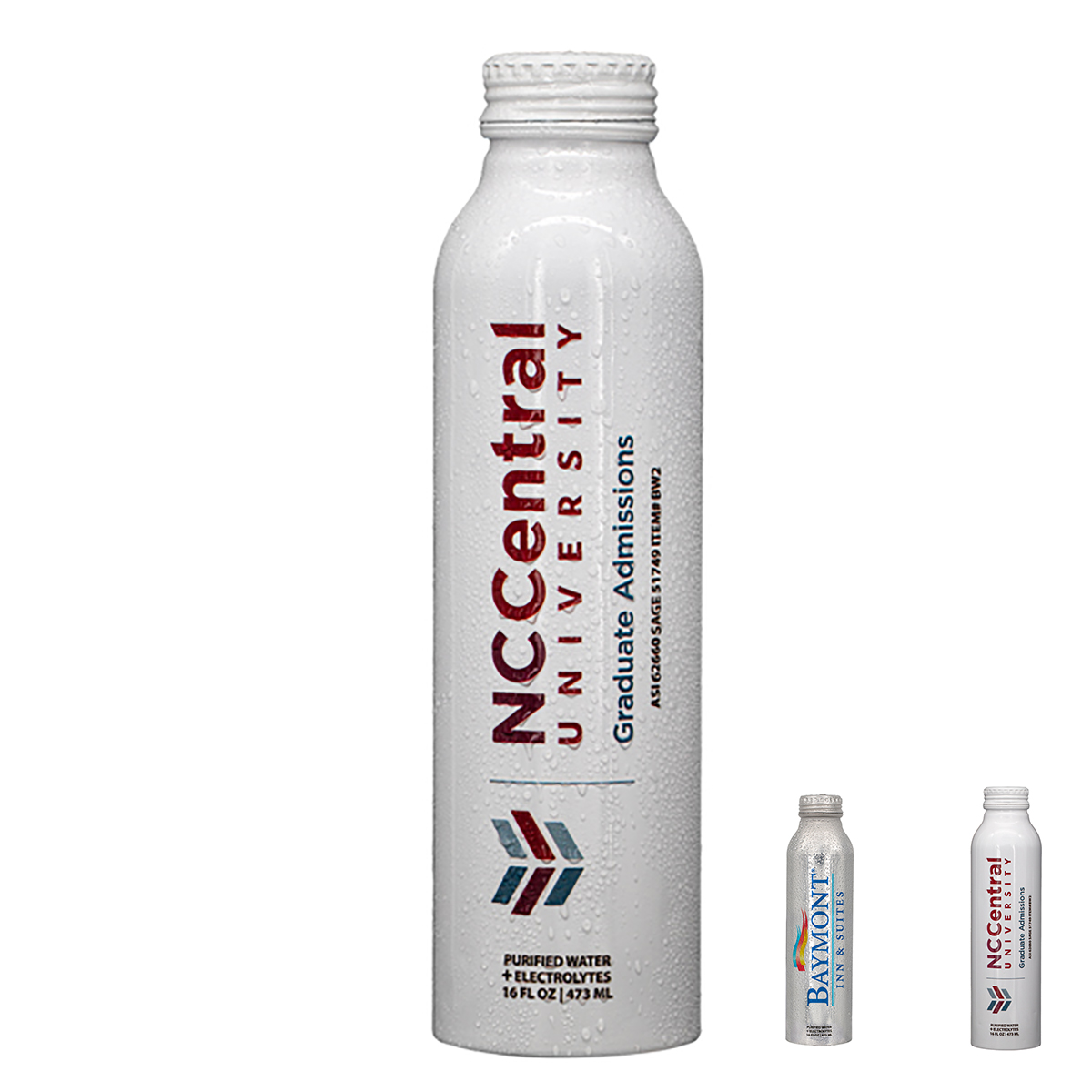 Branded Aluminum Bottled Water