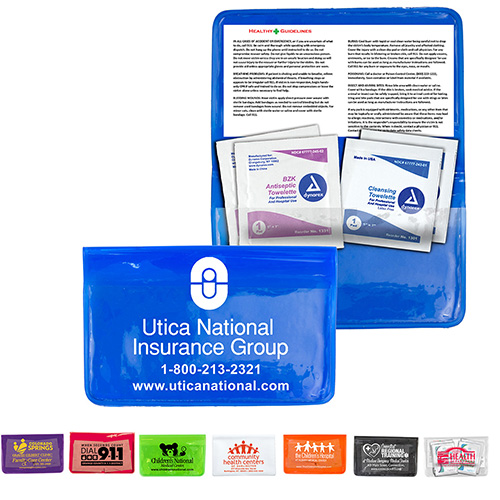 "CRESCENT" Antiseptic & Disinfectant Wipes Pack In Translucent Vinyl Kit