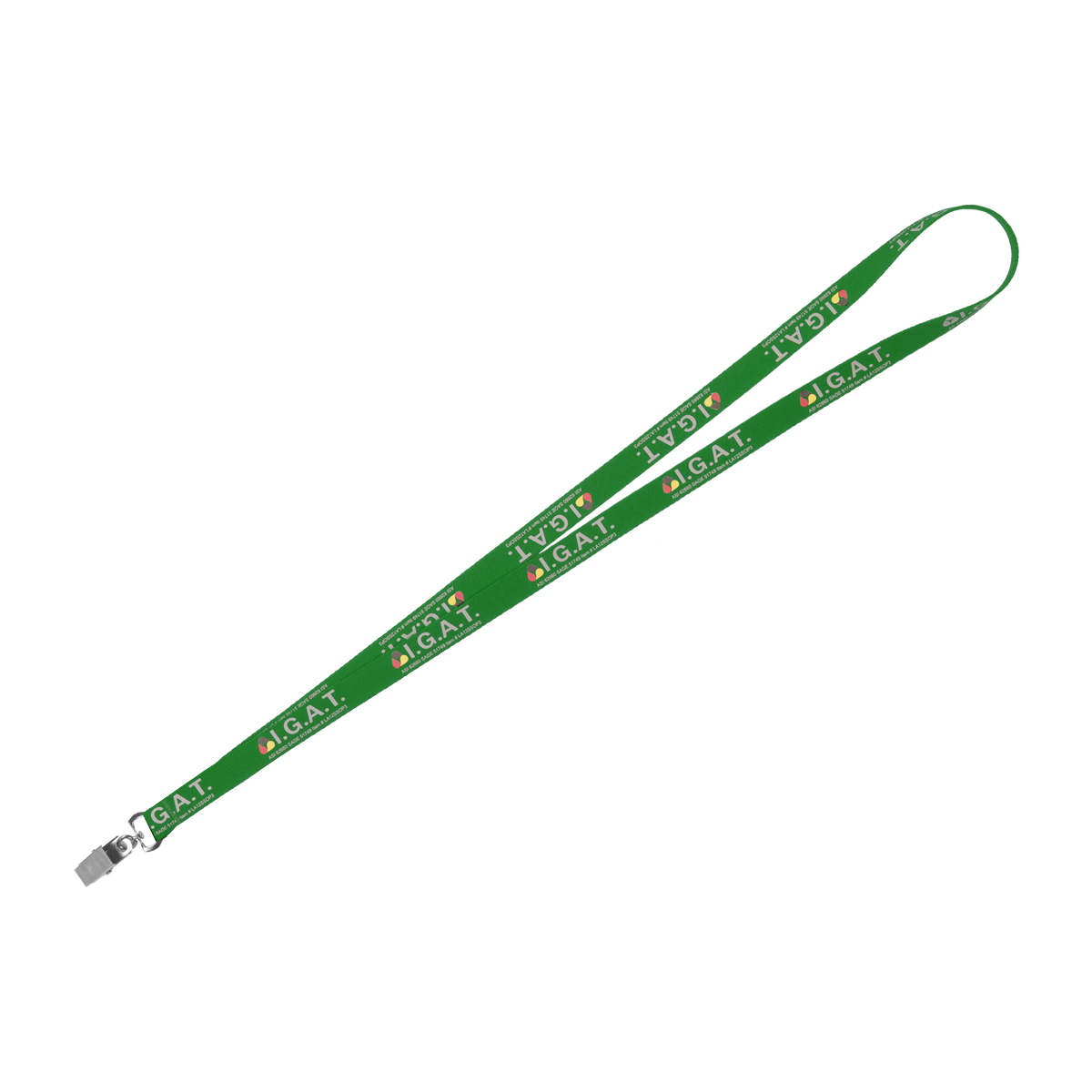 "LASALLE" 1/2” Import Air Ship Super Soft Polyester Multi-Color Sublimation Lanyard