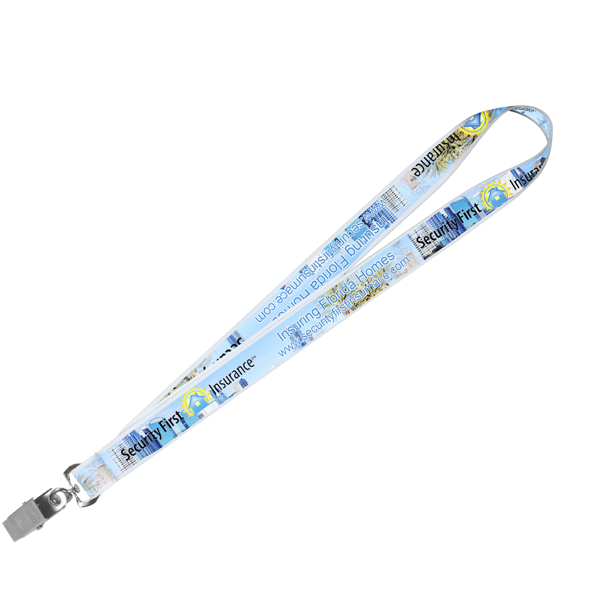 1” Super Soft Polyester Multi-Color Sublimation Lanyard (Overseas Production 8-10 Weeks)