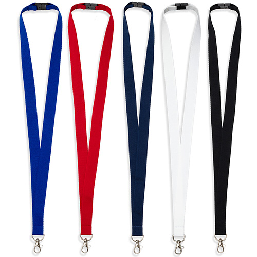 "MCGILL" 3/4” Blank Lanyard with Breakaway Safety Release Attachment - Lobster Claw